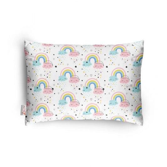 Generic Soft Plush Printed Baby Infant Pillow for Kids Age 1 To 5 Years (White)