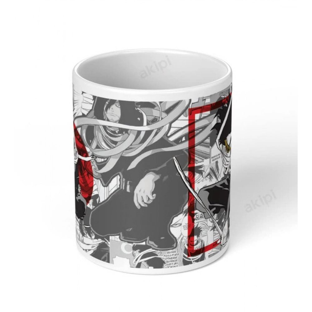 Generic Anime Erased Head Ceramic Printed Coffee Mug (White) - Aura Living Gear