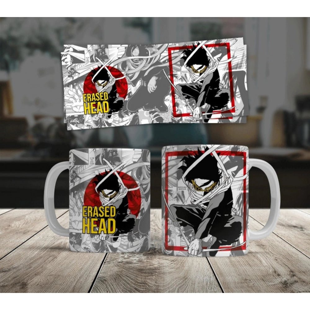 Generic Anime Erased Head Ceramic Printed Coffee Mug (White) - Aura Living Gear