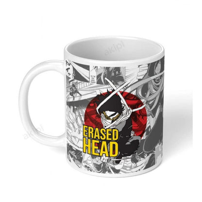 Generic Anime Erased Head Ceramic Printed Coffee Mug (White) - Aura Living Gear