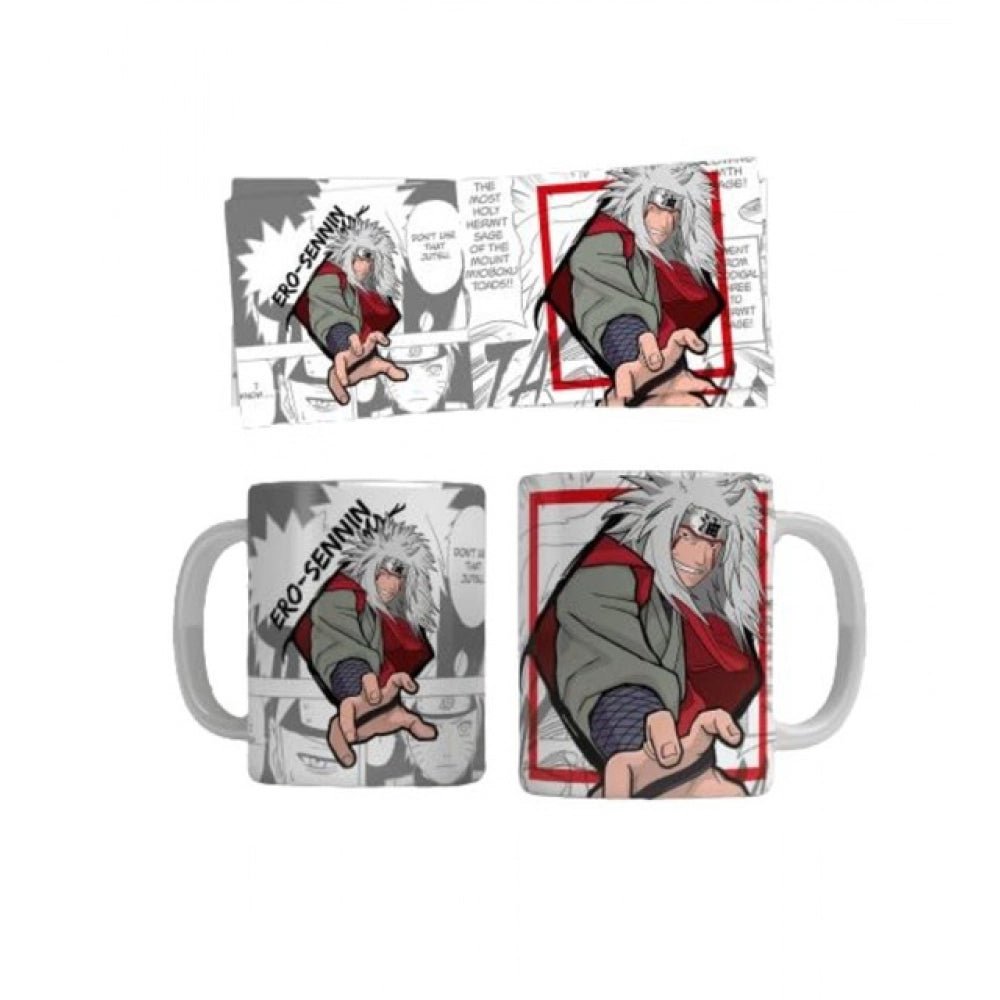 Generic Anime Jiraiya Ceramic Printed Coffee Mug (White) - Aura Living Gear