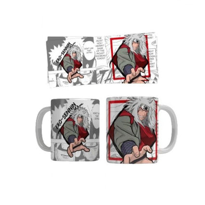 Generic Anime Jiraiya Ceramic Printed Coffee Mug (White) - Aura Living Gear