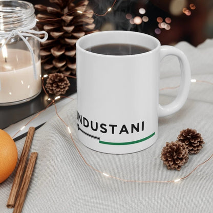 Generic Ceramic Dil Se Hindustani Printed Coffee Mug (Color: White, Capacity:330ml) - Aura Living Gear