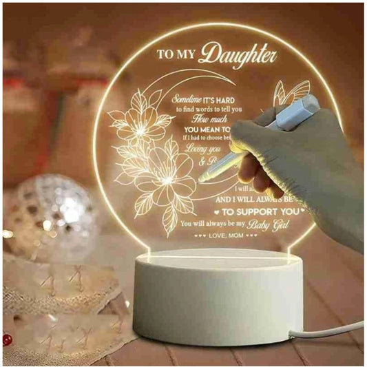 Generic Glass 3D Illusion LED Creative Visualization Lamp - Aura Living Gear