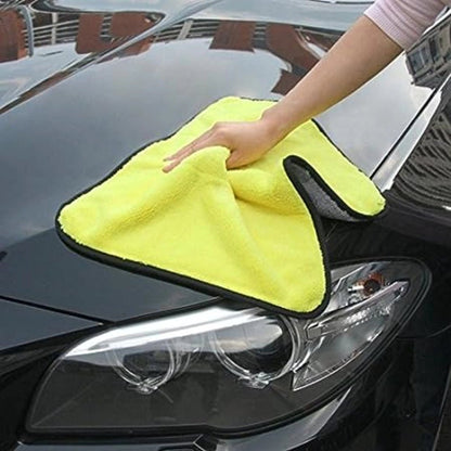 Generic Microfiber Cloth Yellow And Black (Yellow And Black) - Aura Living Gear