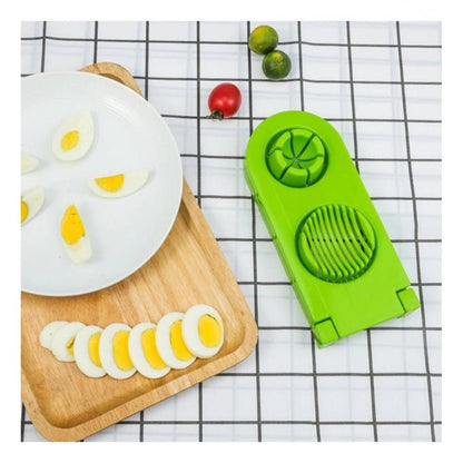 Generic Pack of 2_2 - in - 1 Egg And Mushroom Slicer – (Color: Assorted ) - Aura Living Gear