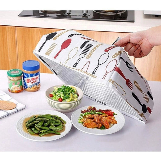 Generic Pack Of 4_Food Dish Cover – Reusable Mesh Lid for Protecting Food from Dust And Insects (Color: Assorted ) - Aura Living Gear