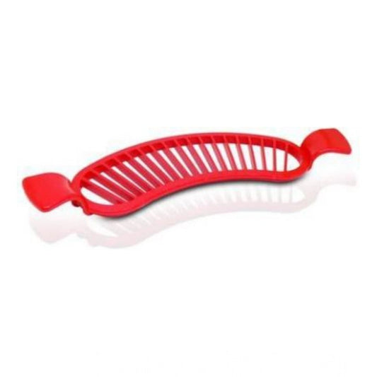 Generic Pack of 8_Banana Slicer Cutter And Chopper – Plastic Fruit Slicers for Salads (Color: Assorted ) - Aura Living Gear