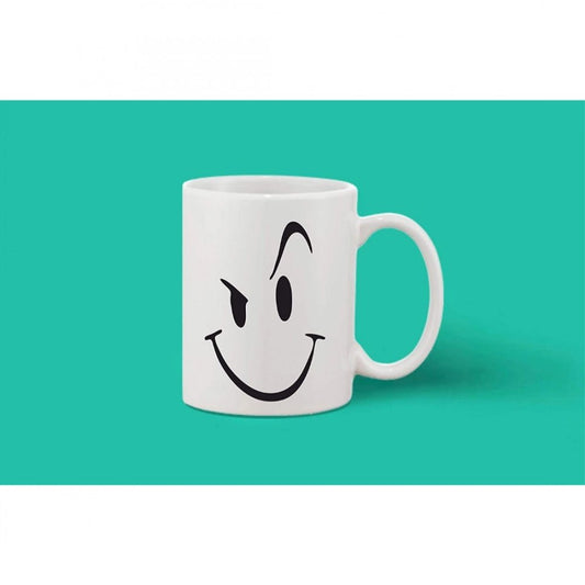 Generic Printed Ceramic Coffee Mug - 1 Pieces, White, 11oz - Aura Living Gear
