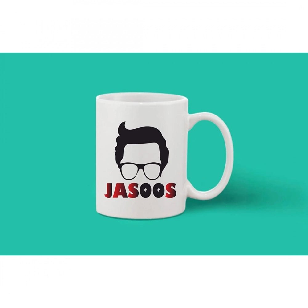 Generic Printed Ceramic Coffee Mug - 1 Pieces, White, 11oz - Aura Living Gear