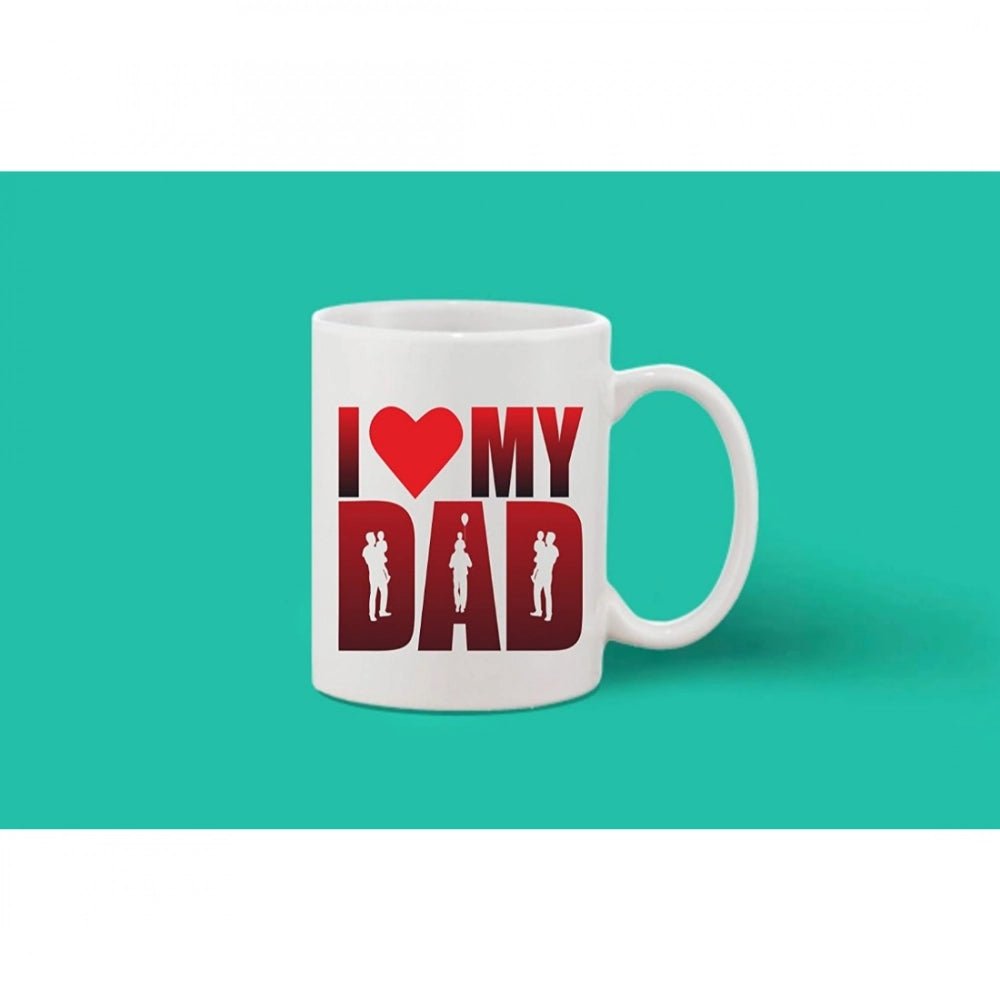 Generic Printed Ceramic Coffee Mug - 1 Pieces, White, 11oz - Aura Living Gear