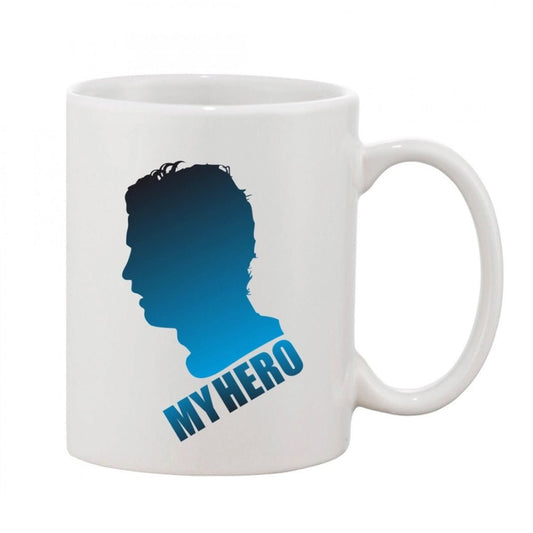 Generic Printed Ceramic Coffee Mug - 1 Pieces, White, 11oz - Aura Living Gear