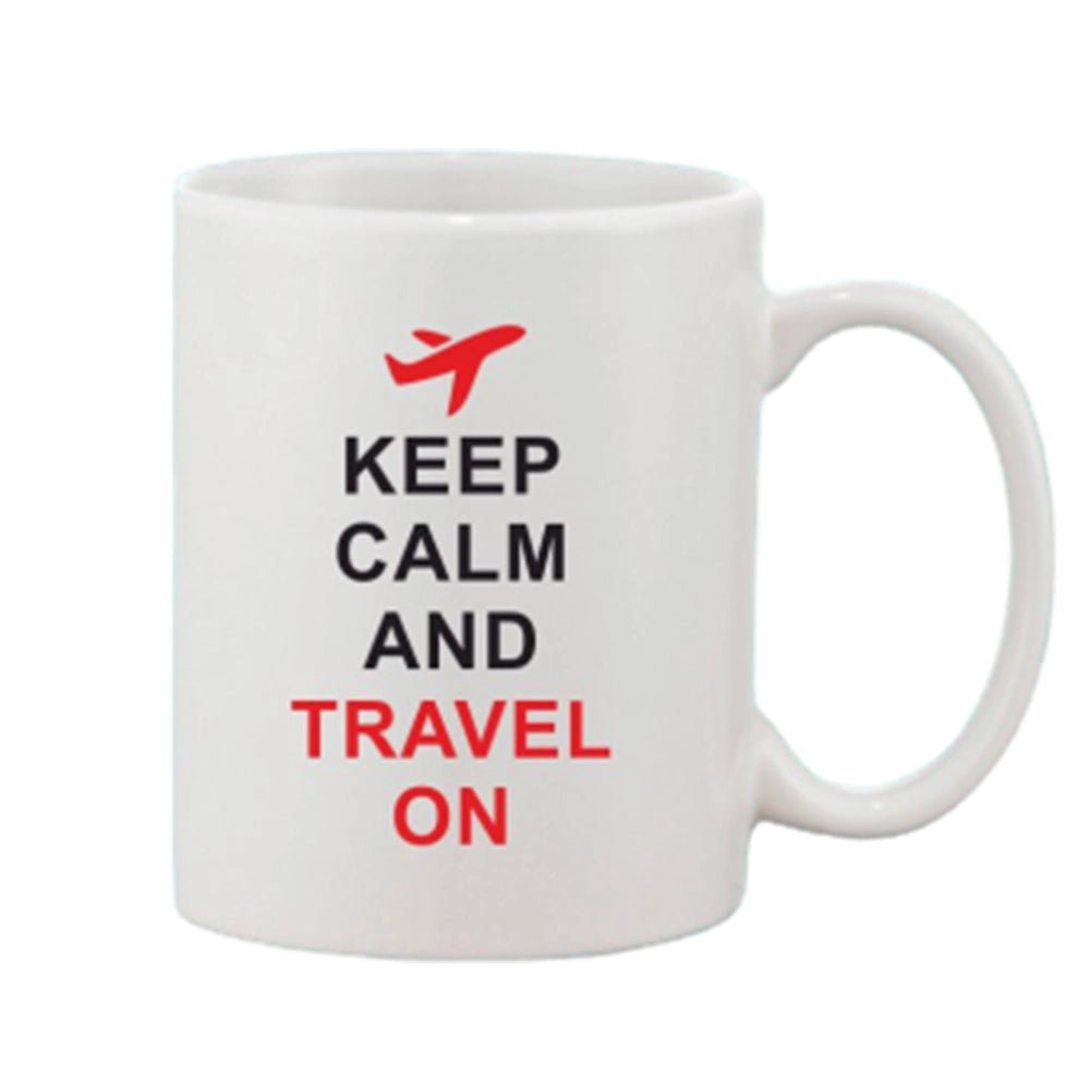 Generic Printed Ceramic Coffee Mug - 1 Pieces, White, 11oz - Aura Living Gear