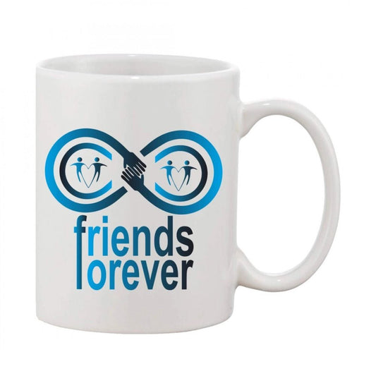 Generic Printed Ceramic Coffee Mug - 1 Pieces, White, 11oz - Aura Living Gear