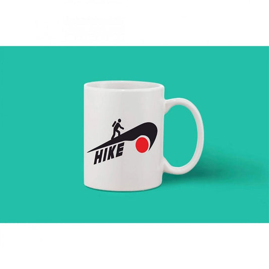 Generic Printed Ceramic Coffee Mug - 1 Pieces, White, 11oz - Aura Living Gear
