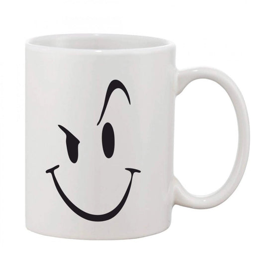 Generic Printed Ceramic Coffee Mug - 1 Pieces, White, 11oz - Aura Living Gear