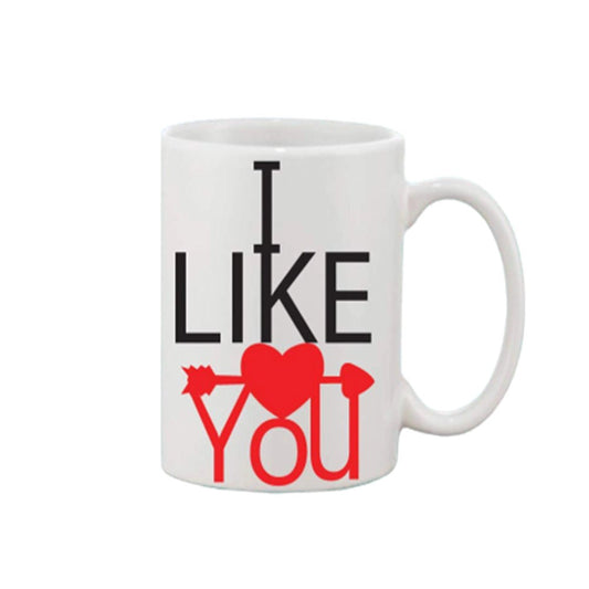 Generic Printed Ceramic Coffee Mug - 1 Pieces, White, 11oz - Aura Living Gear