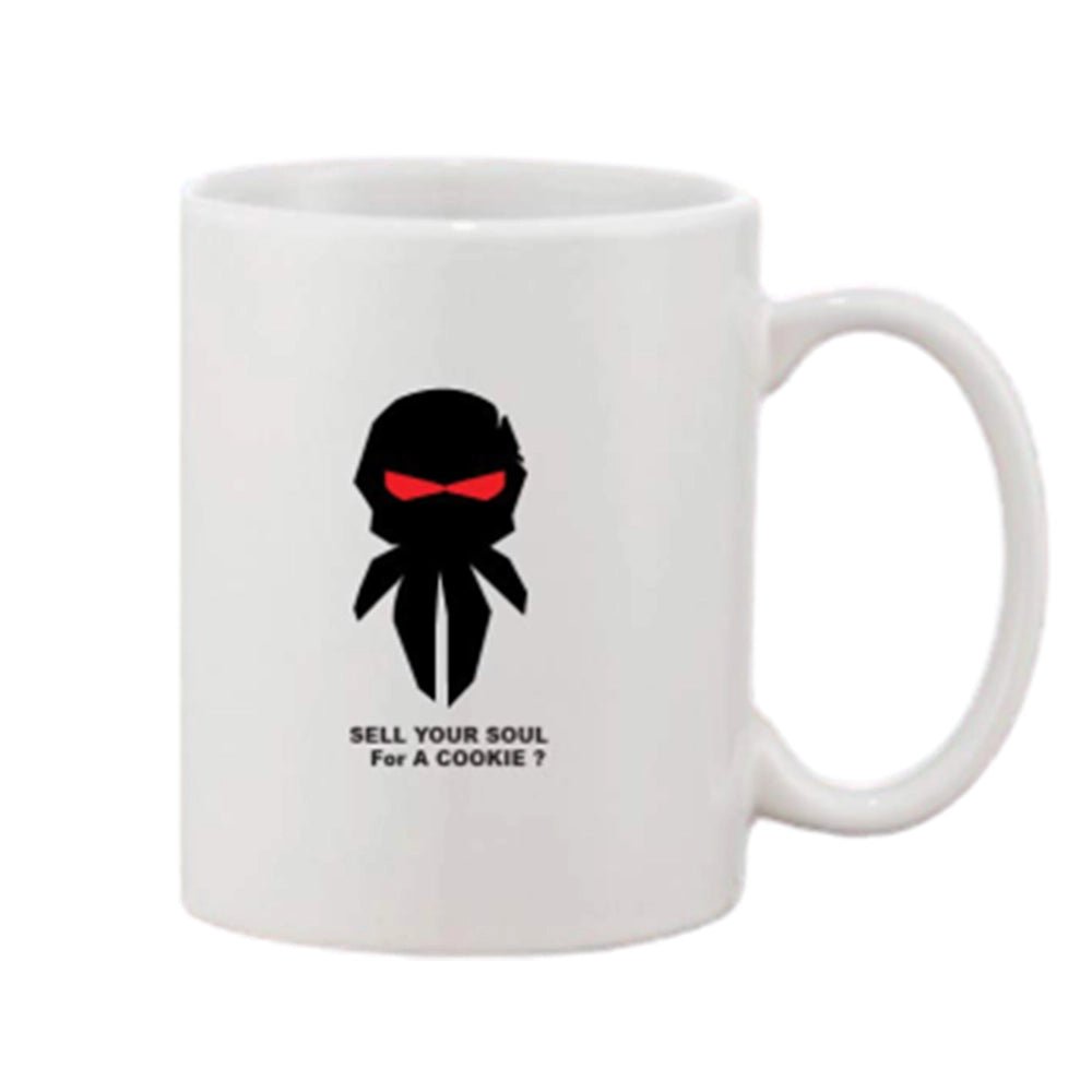 Generic Printed Ceramic Coffee Mug - 1 Pieces, White, 11oz - Aura Living Gear