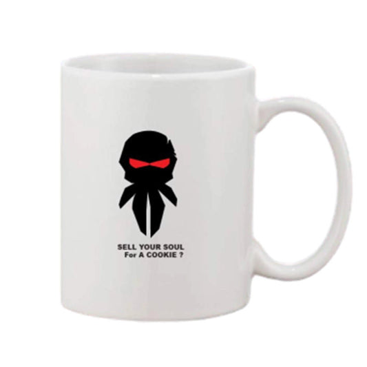 Generic Printed Ceramic Coffee Mug - 1 Pieces, White, 11oz - Aura Living Gear