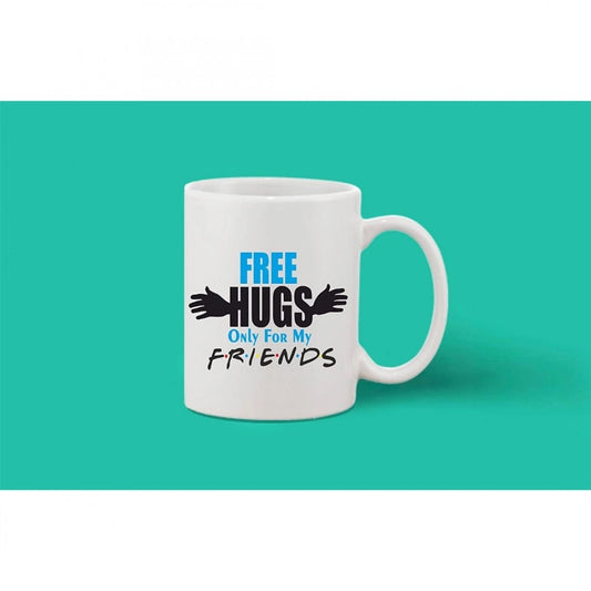 Generic Printed Ceramic Coffee Mug - 1 Pieces, White, 11oz - Aura Living Gear