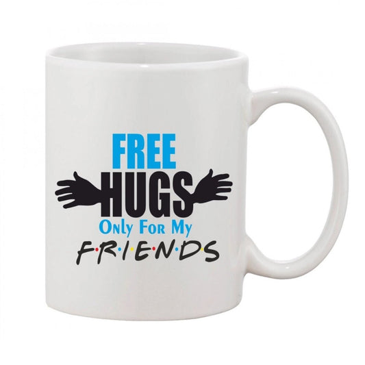 Generic Printed Ceramic Coffee Mug - 1 Pieces, White, 11oz - Aura Living Gear