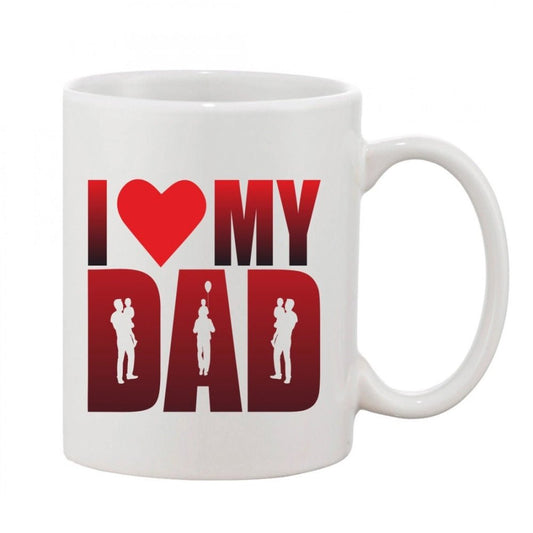 Generic Printed Ceramic Coffee Mug - 1 Pieces, White, 11oz - Aura Living Gear