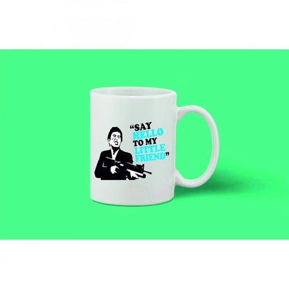 Generic Printed Ceramic Coffee Mug - 1 Pieces, White, 11oz - Aura Living Gear