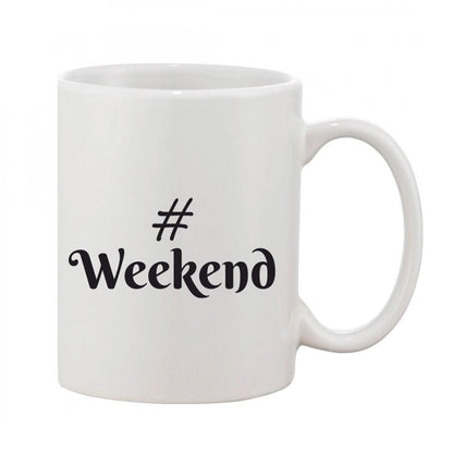 Generic Printed Ceramic Coffee Mug - 1 Pieces, White, 11oz - Aura Living Gear