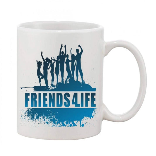 Generic Printed Ceramic Coffee Mug - 1 Pieces, White, 11oz - Aura Living Gear