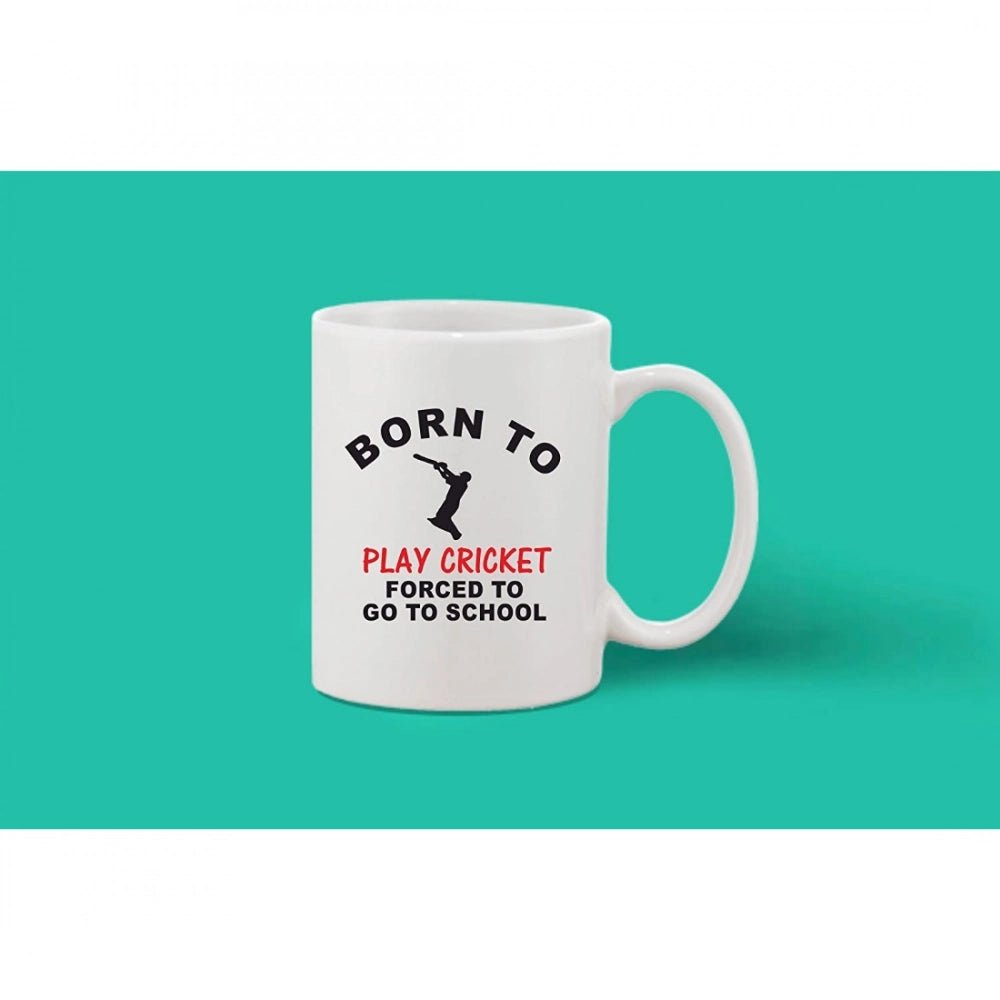 Generic Printed Ceramic Coffee Mug - 1 Pieces, White, 11oz - Aura Living Gear