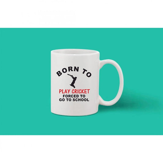 Generic Printed Ceramic Coffee Mug - 1 Pieces, White, 11oz - Aura Living Gear
