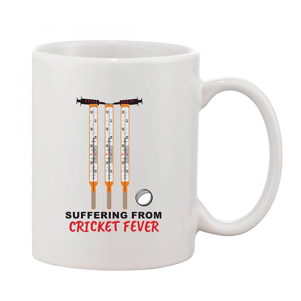 Generic Printed Ceramic Coffee Mug - 1 Pieces, White, 11oz - Aura Living Gear