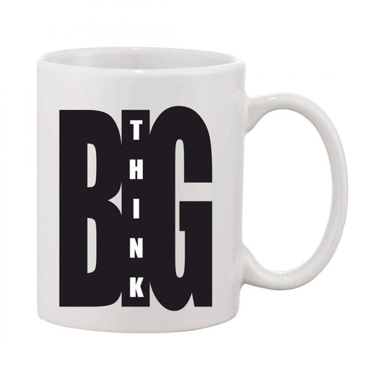 Generic Printed Ceramic Coffee Mug - 1 Pieces, White, 11oz - Aura Living Gear