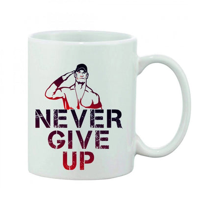 Generic Printed Ceramic Coffee Mug - 1 Pieces, White, 11oz - Aura Living Gear