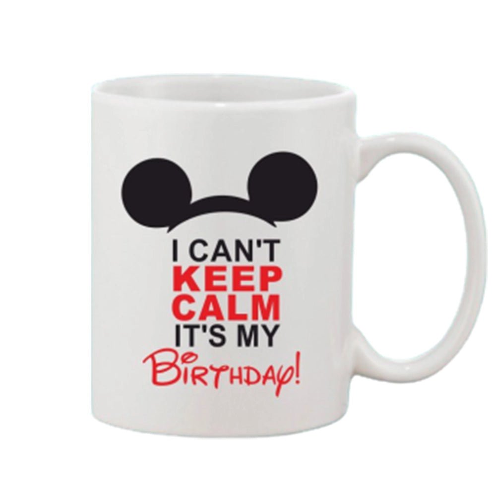 Generic Printed Ceramic Coffee Mug - 1 Pieces, White, 11oz - Aura Living Gear