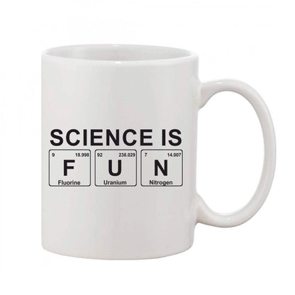 Generic Printed Ceramic Coffee Mug - 1 Pieces, White, 11oz - Aura Living Gear