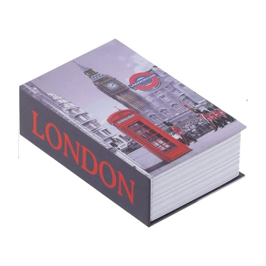 Generic Secret Book Safe with Number Locker (Gray) - Aura Living Gear