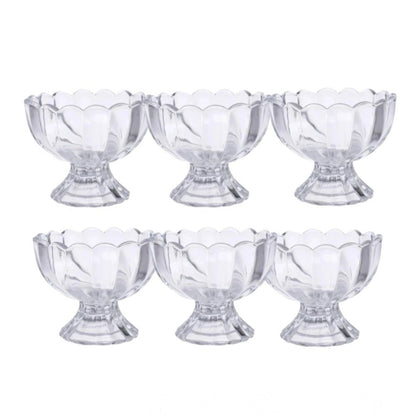 Generic Unbreakable Plastic Dessert And Ice Cream Bowls – Set of 6 for Serving Salad, Fruits And More (Color: Assorted ) - Aura Living Gear