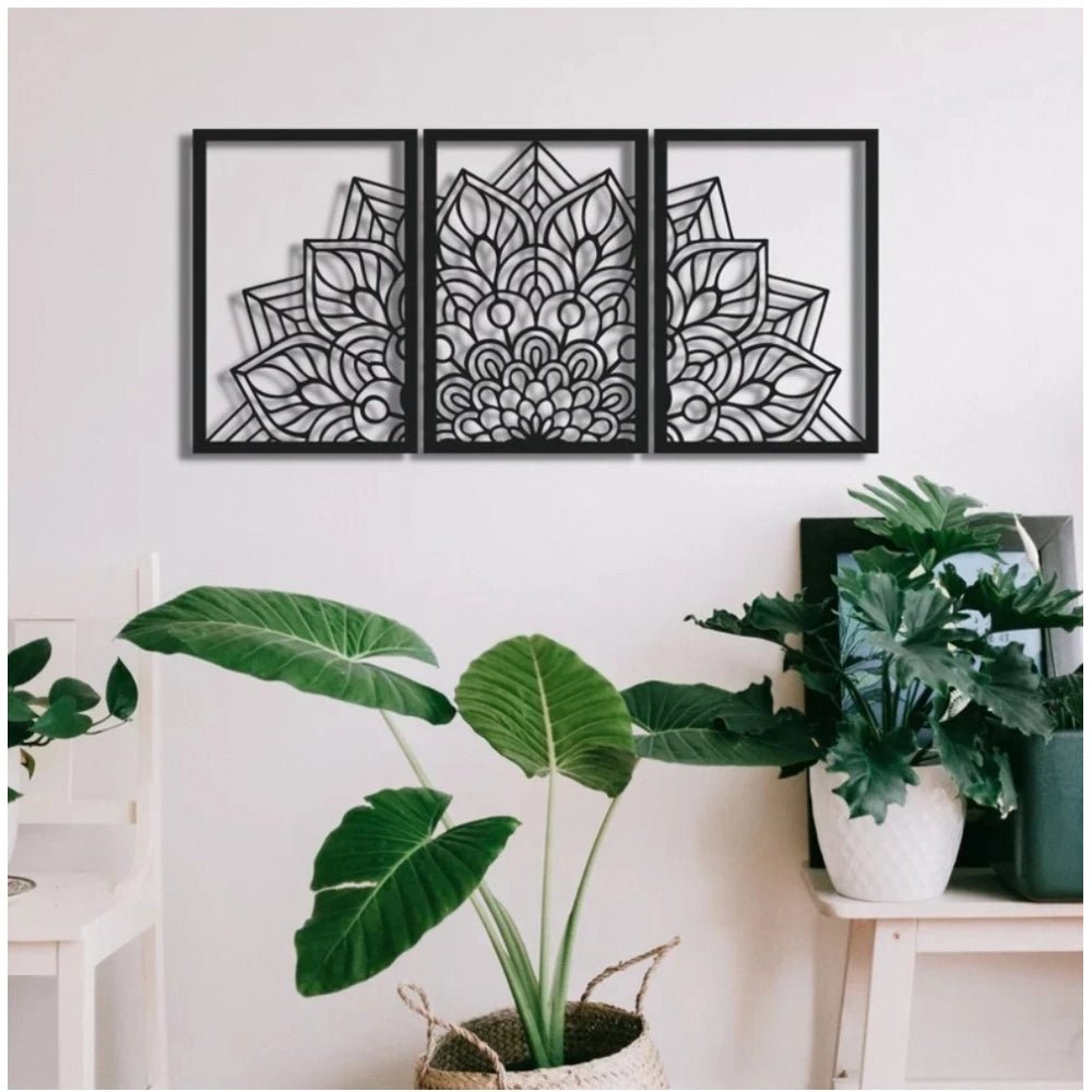Generic Zen Mandala Wooden Wall Decor - Aura Living Gear